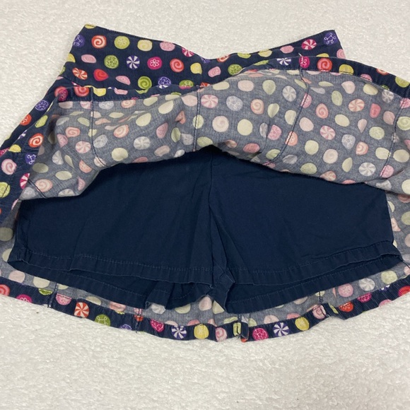 Gymboree candy shop long sleeve embroidered gumdrop top and corduroy skort 8 - Picture 9 of 12